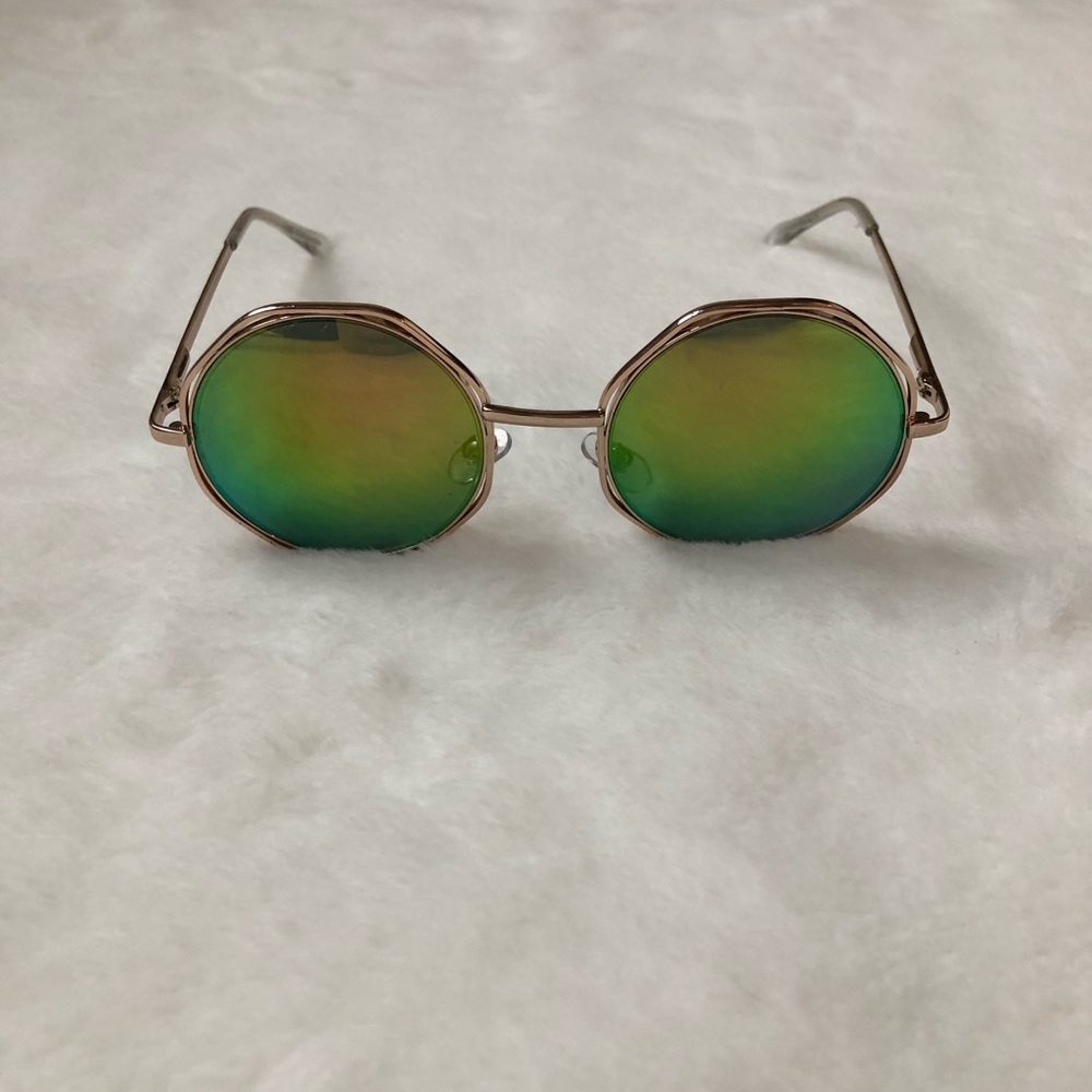 Francescas tinted geometric sunglasses